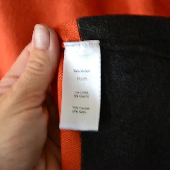 Orange and Grey Sweater with Rivet detail - Picture 5 of 7